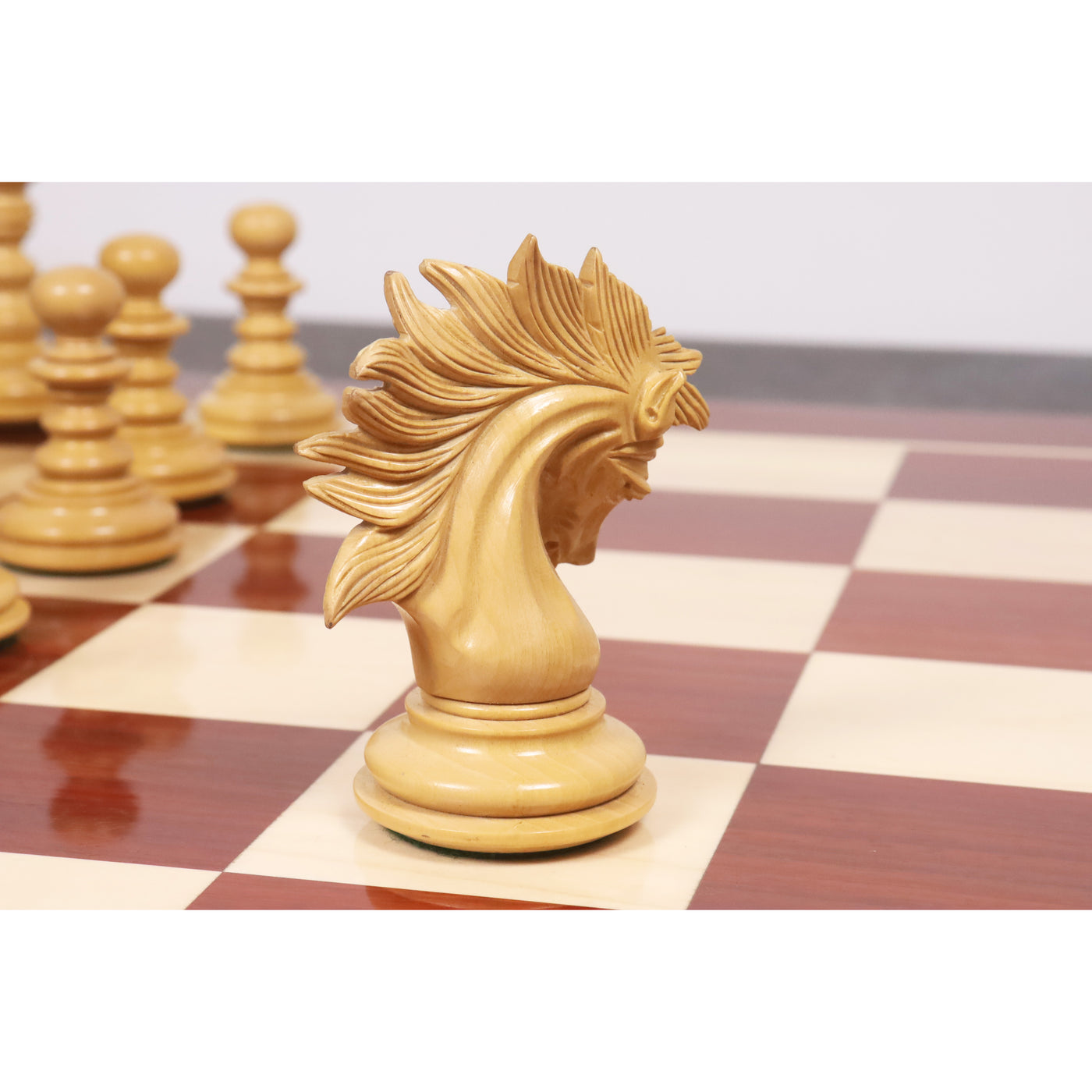 Combo of 4.3" Marengo Luxury Staunton Chess Set - Pieces in Bud Rosewood with Board and Box