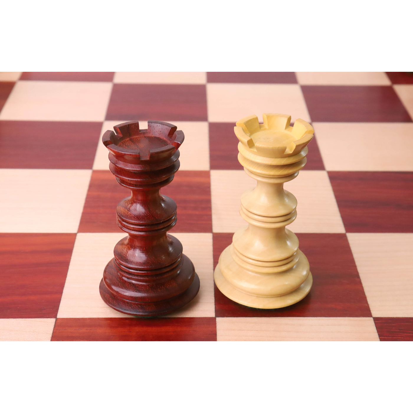 Slightly Imperfect 4.5" Gallant Knight Luxury Staunton Chess Set- Chess Pieces Only - Triple Weighted - Bud Rosewood