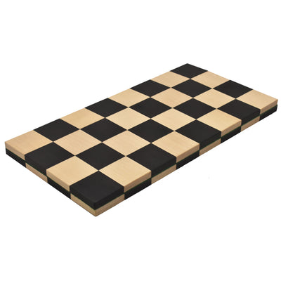 Combo of 2.6″ Russian Zagreb Chess Set - Pieces in Ebonised Boxwood with Board and Box
