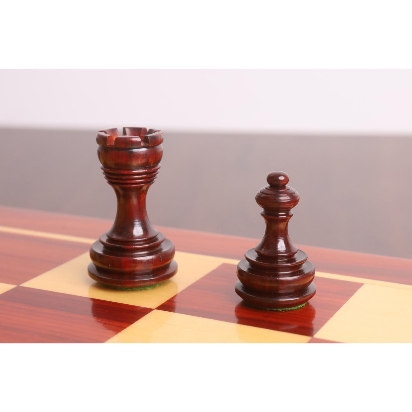 3.3" Moonlit Majesty Luxury Chess Set- Chess Pieces Only - Bud Rosewood & Boxwood