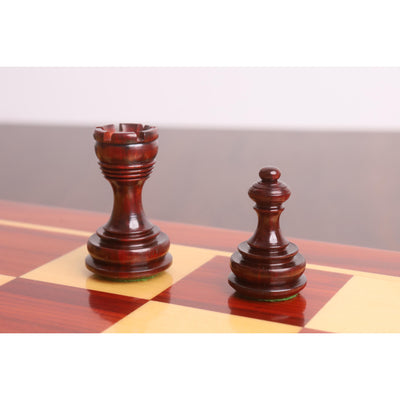 3.3" Moonlit Majesty Luxury Chess Set- Chess Pieces Only - Bud Rosewood & Boxwood