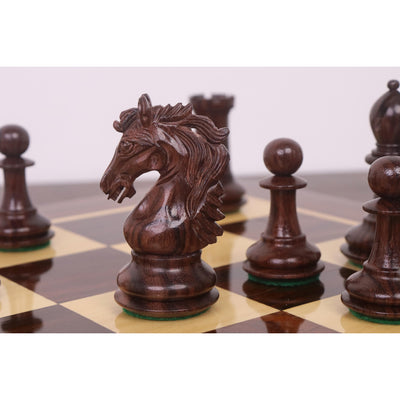 3.9" Heritage Series Staunton Chess set- Chess Pieces Only- Rosewood & Boxwood