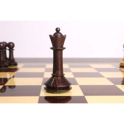 3.5" Monolith Miniature Chess Set- Chess Pieces Only - Rosewood & Boxwood