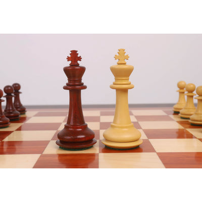 3.9" Heritage Series Staunton Chess set- Chess Pieces Only- Bud Rosewood & Boxwood