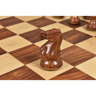 Combo of 3.6" Professional Staunton Chess Set - Pieces in Golden Rosewood with Board and Box