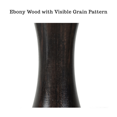 3.9" Lessing Staunton Chess Set - Pieces only - Ebony Wood & Antiqued Lacquered Boxwood