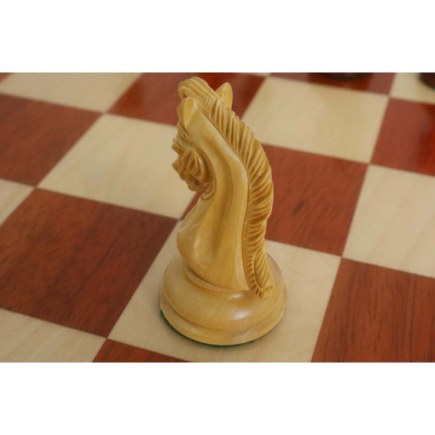 Combo of Repro 2016 Sinquefield Staunton Chess Set - Pieces in Bud Rosewood Pieces with Board and Box