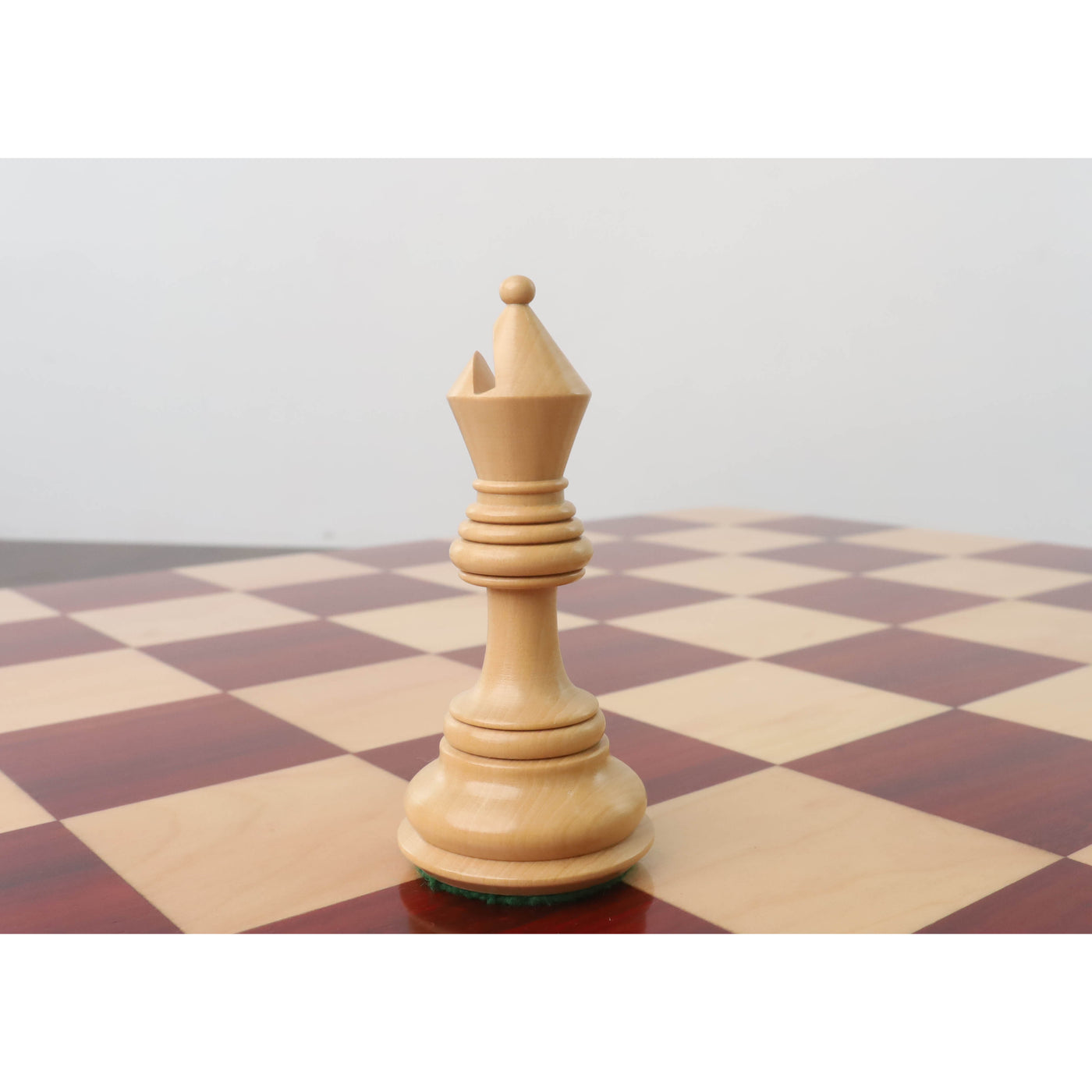 4.5" Tilted Knight Luxury Staunton Chess Set - Chess Pieces Only -Bud Rosewood & Boxwood