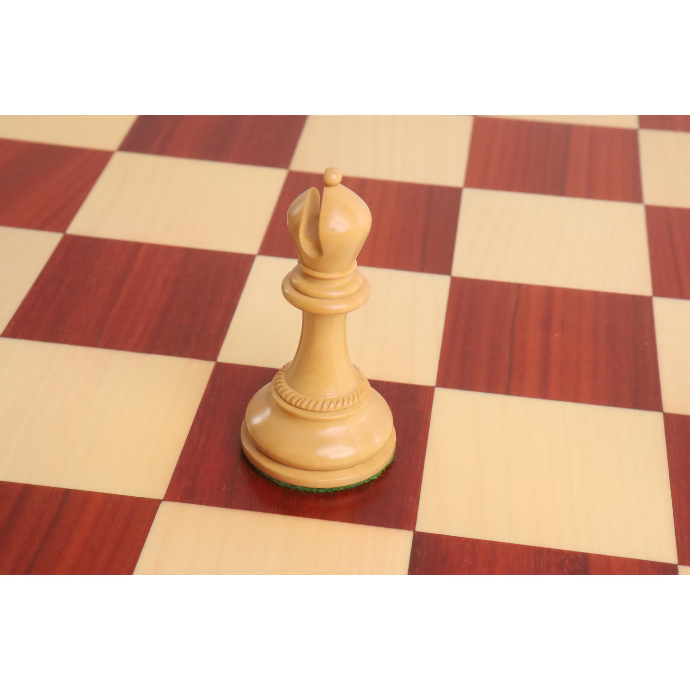 Combo of 4.3" Imperator Luxury Staunton Chess Set - Pieces in Bud Rosewood with Chess Board and Storage Box