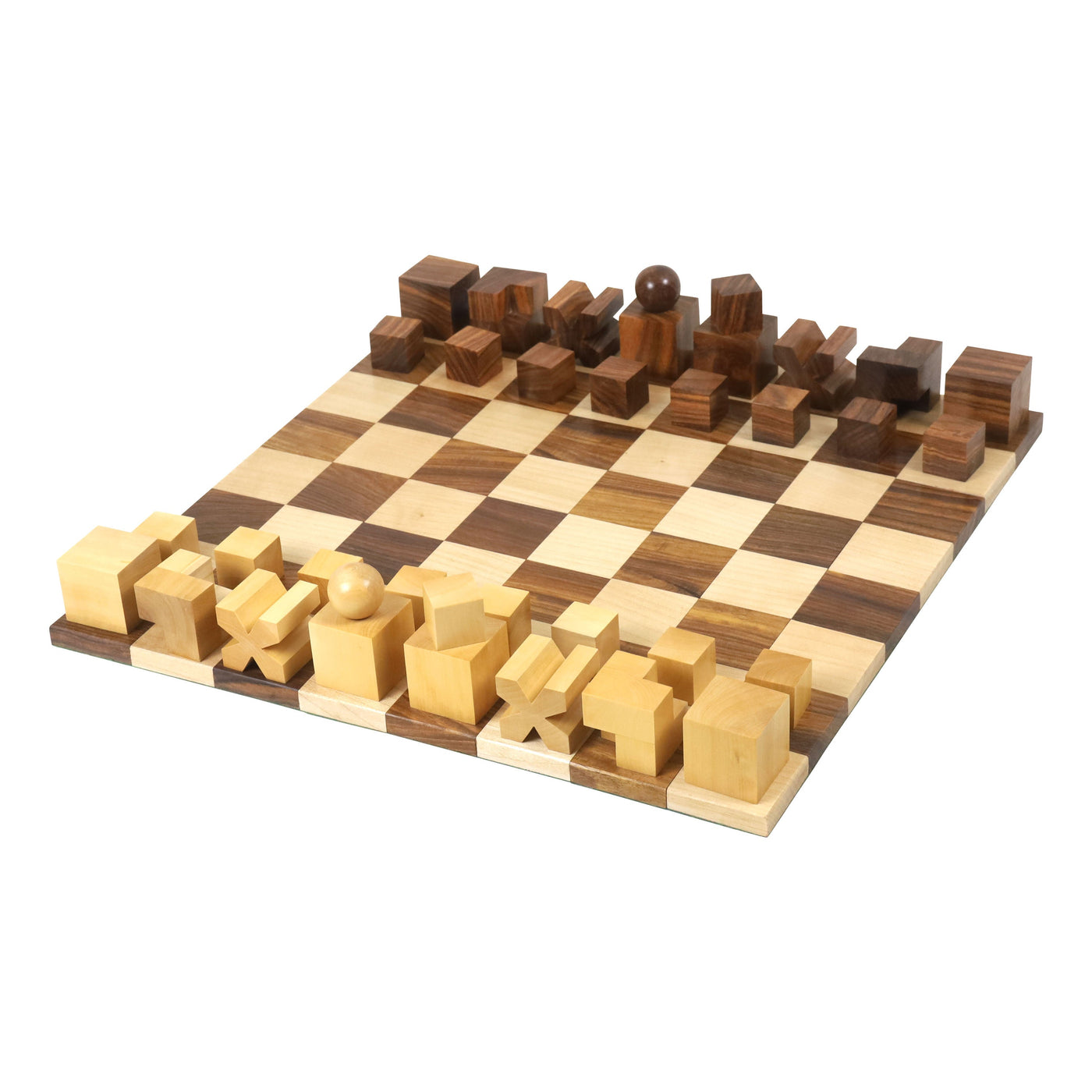 1923 Bauhaus Combo Chess Set | Wood Chess Sets | Luxury Chess Pieces 