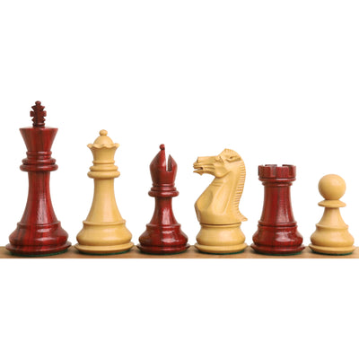 3.9" Professional Staunton Chess Set - Chess Pieces Only - Weighted Budrose wood