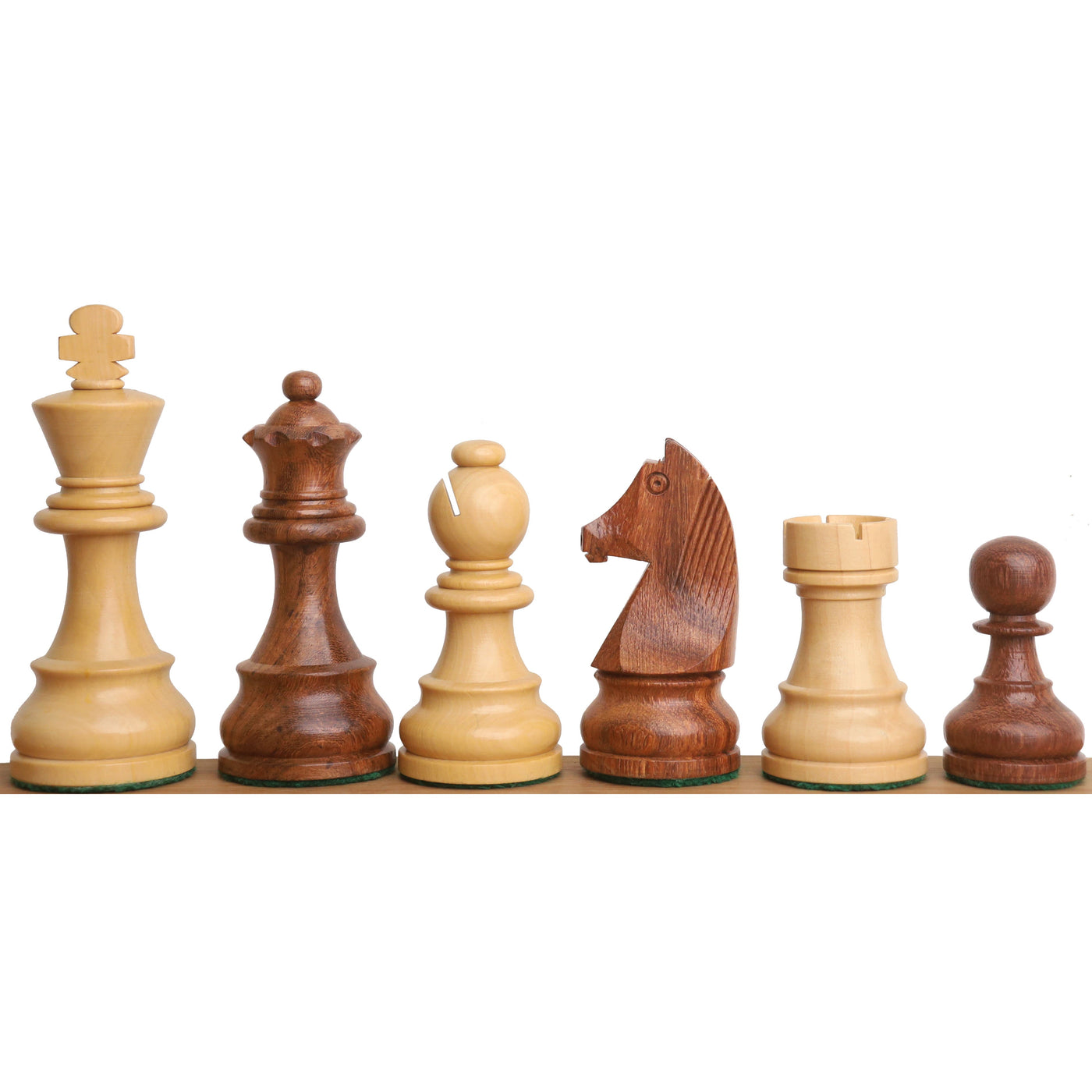 3.9" Tournament Wooden Chess Pieces Set with Chess Storage Box - Golden Rosewood