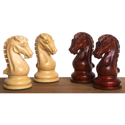 2021 Sinquefield Cup Reproduced Staunton Chess Set - Chess Pieces Only - Triple weighted Bud Rose Wood