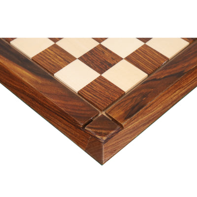 21 inches Large Chess board in Golden Rosewood & Maple Wood - 55 mm Sq –  royalchessmall