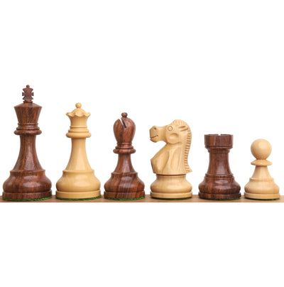 Slightly Imperfect 3.8" Reykjavik Series Staunton Wooden Chess Set - Chess Pieces Only - Weighted Sheesham Wood