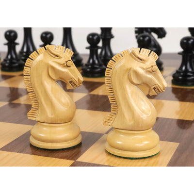 Slightly Imperfect 2021 Sinquefield Cup Reproduced Staunton Chess Set - Chess Pieces Only - Triple weighted Ebony Wood