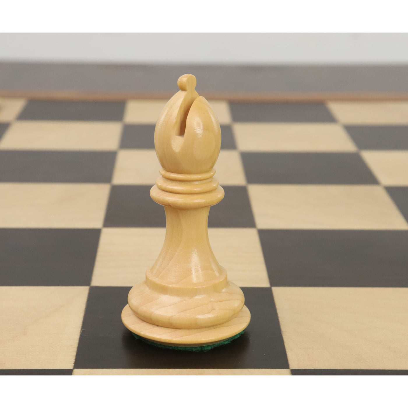 Slightly Imperfect 4" Alban Knight Staunton Chess Set - Chess Pieces Only - Weighted Ebonised Boxwood