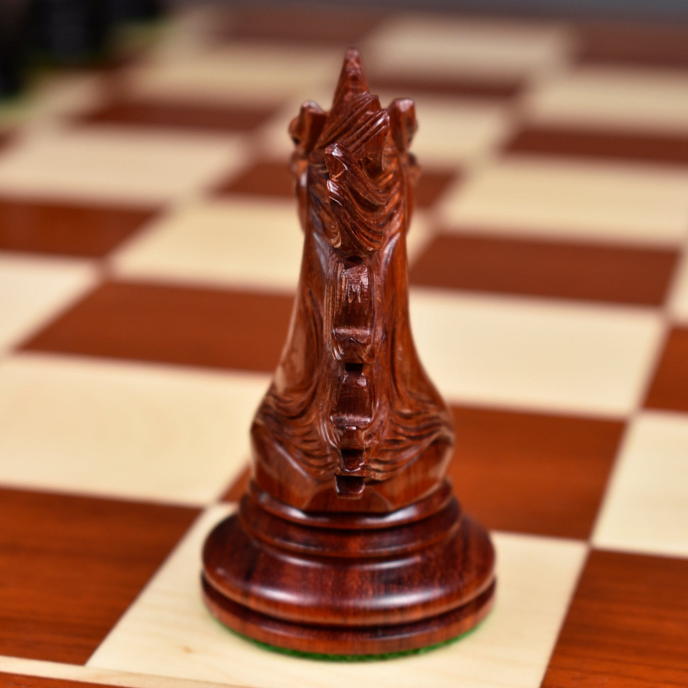 Alexandria Luxury Staunton Chess Set - Chess Pieces Only - Triple Weighted - Ebony & Bud Rosewood