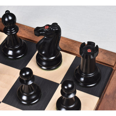 Slightly Imperfect 3.9" Lessing Staunton Chess Pieces only Set
