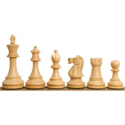 4.1" New Classic Staunton Wooden Chess Set - Chess Pieces Only -Weighted Golden Rosewood