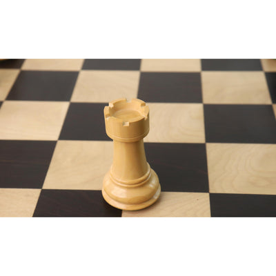 Combo of 4.1" Pro Staunton Weighted Ebonised Chess Pieces with 21"Board and Wooden Storage Box