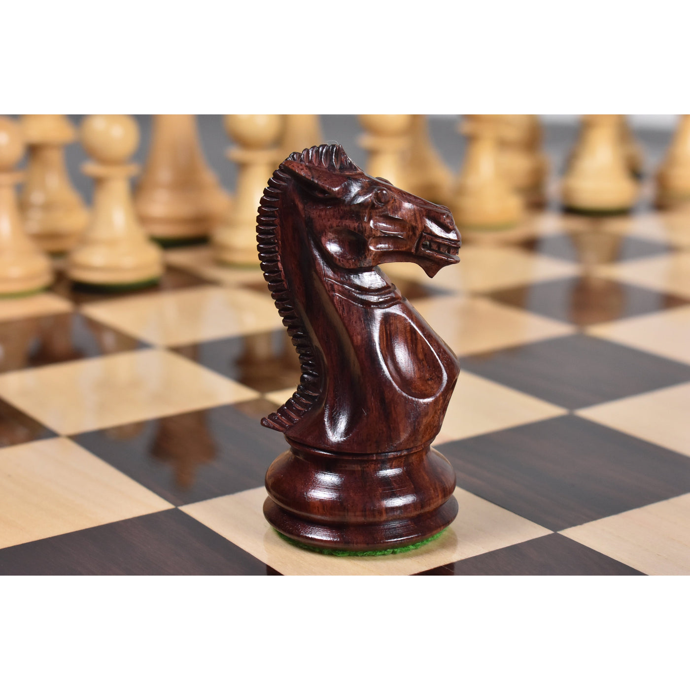 Slightly Imperfect 4.1″ Traveller Staunton Luxury Chess Set - Chess Pieces Only – Triple Weighted Rosewood