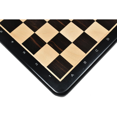 19" Large Solid Inlaid Ebony & Maple Chess board | Wood Chess Sets | Marble Chess Set