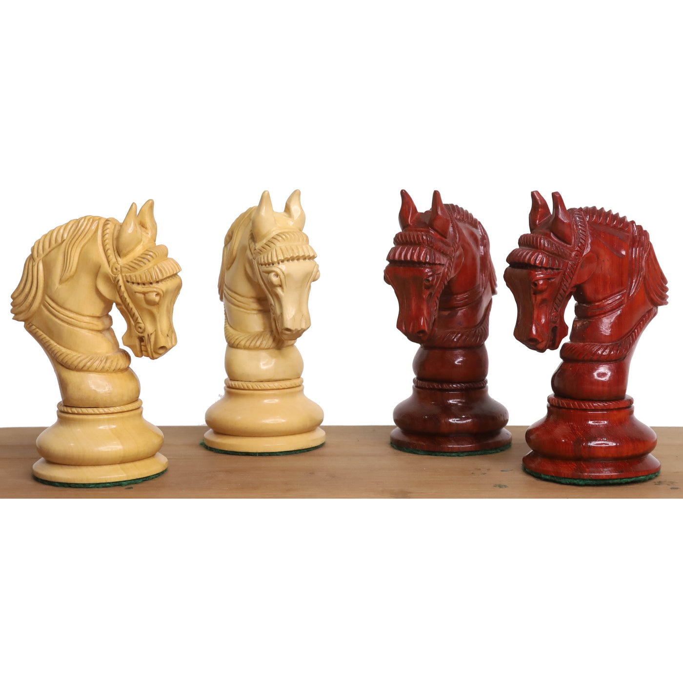 Combo of 4.5" Imperator Luxury Staunton Chess Set - Pieces in Bud Rosewood with Board and Box