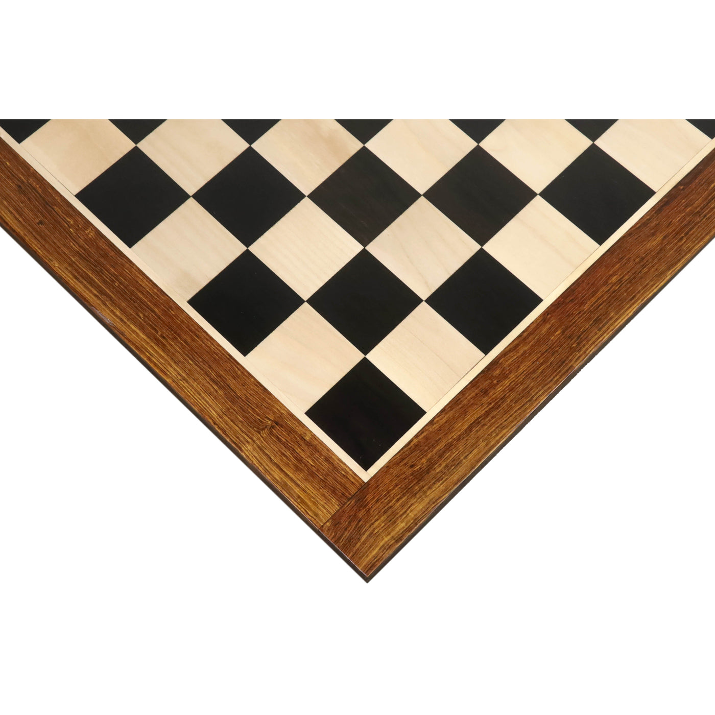 Slightly Imperfect 23" Large Ebony & Maple Wood Chessboard