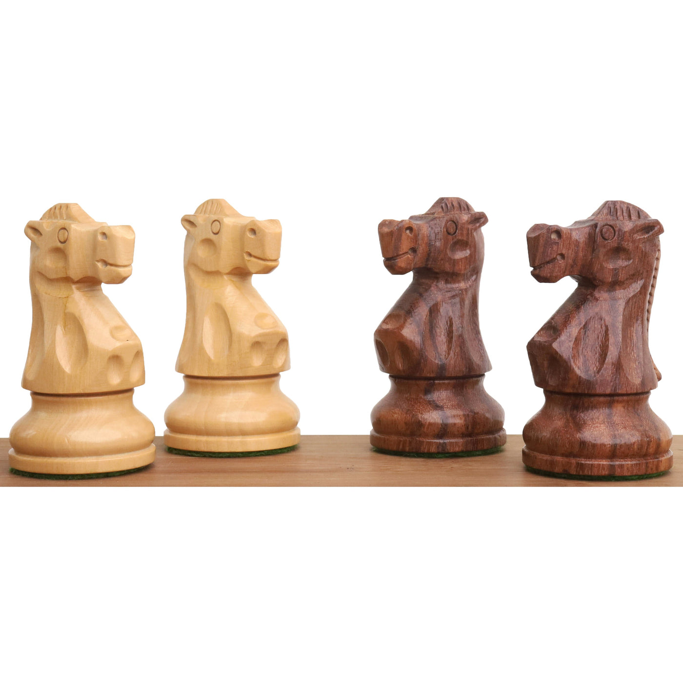 Slightly Imperfect 3.8" Reykjavik Series Staunton Wooden Chess Set - Chess Pieces Only - Weighted Sheesham Wood