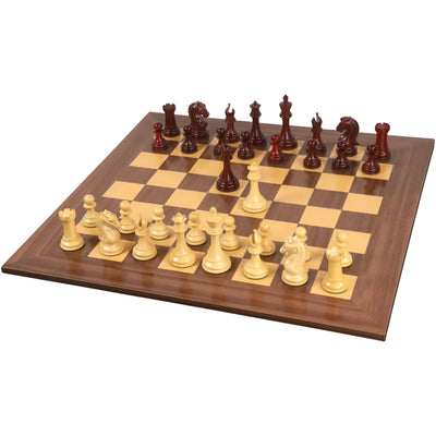 Slightly Imperfect 2021 Sinquefield Cup Reproduced Staunton Chess Set - Chess Pieces Only - Triple weighted Bud Rosewood