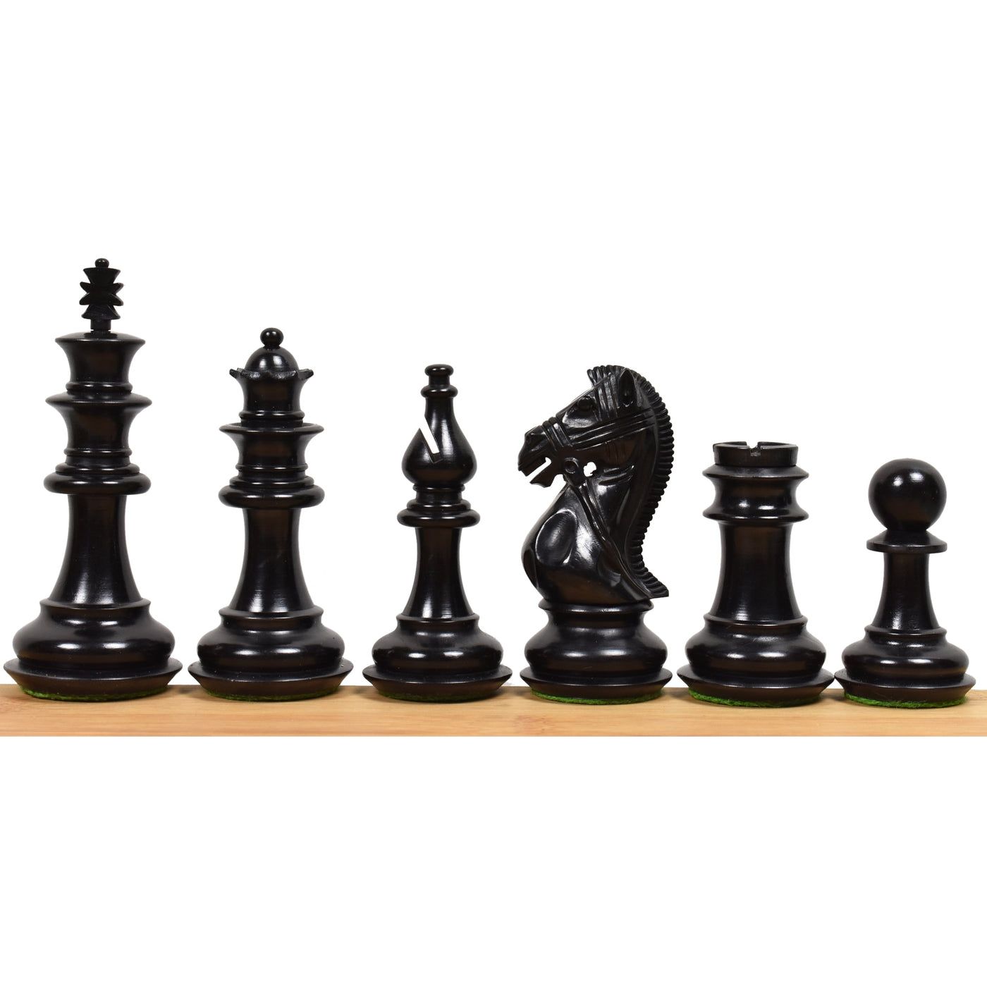 4.2" Supreme Luxury Series Staunton Chess Set - Chess Pieces Only - Weighted Boxwood