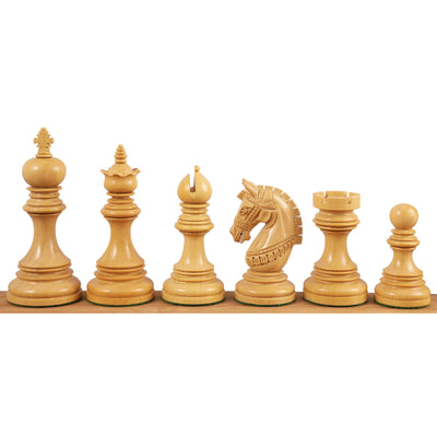Slightly Imperfect  4.1" Stallion Staunton Luxury Chess Set - Chess Pieces Only - Triple Weighted Ebony Wood