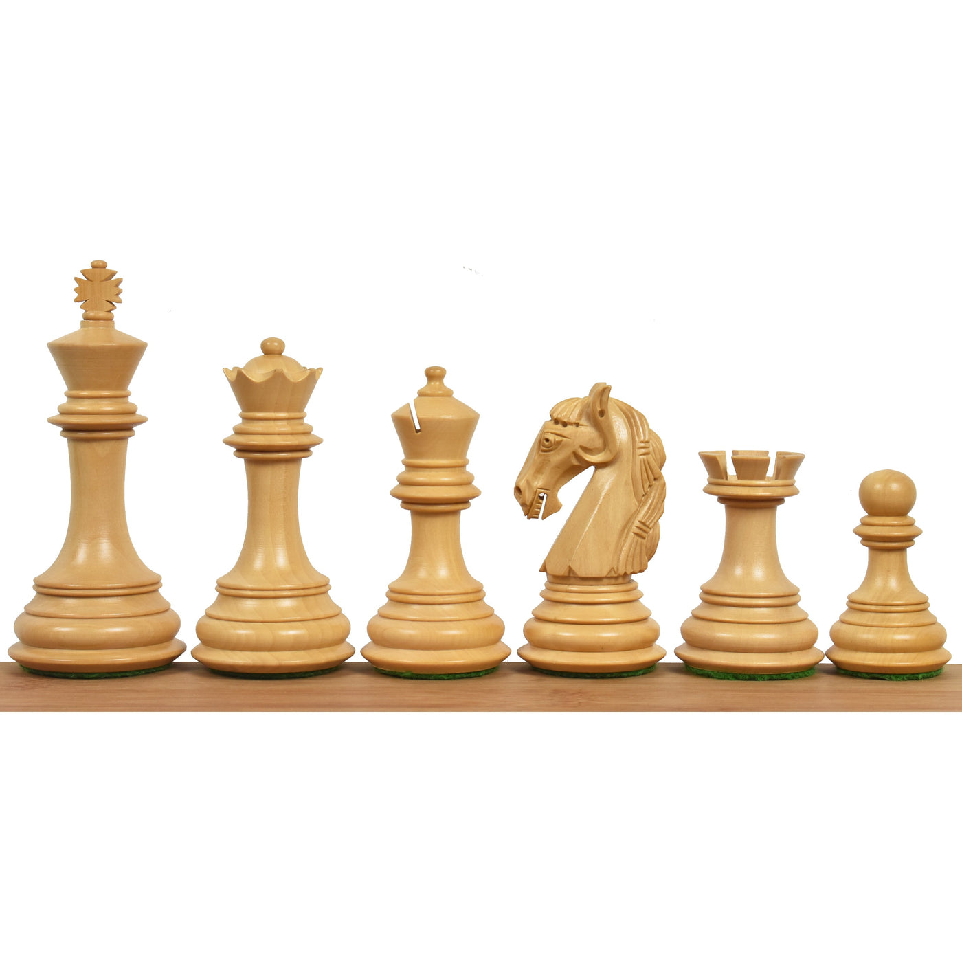 Unique Old Columbian Weighted Chess Pieces set 