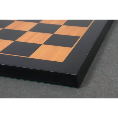  Wooden Printed Chess Board-Antique Boxwood & Ebony - Wood Chess Sets