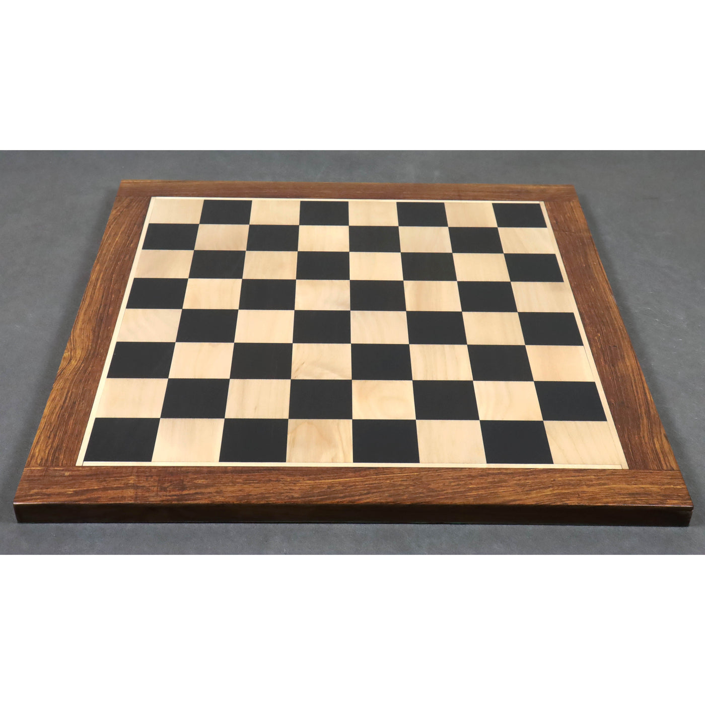 Slightly Imperfect 23" Large Ebony & Maple Wood Chessboard