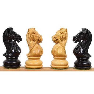 4.2" Supreme Luxury Series Staunton Chess Set - Chess Pieces Only - Weighted Boxwood