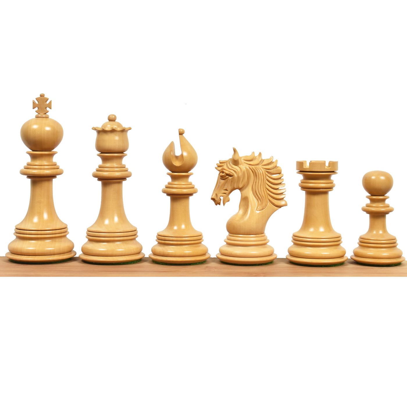 Arthur Luxury Staunton Chess Set Combo - Pieces in Ebony Wood with 23" Large Ebony & Maple Wood Chessboard and Storage Box