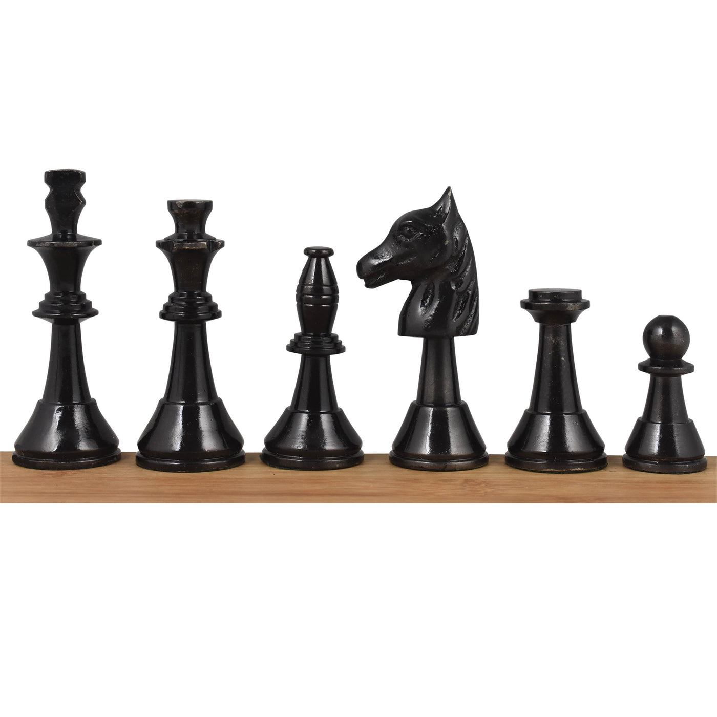 Aluminium Metal Chess Pieces & Board Set