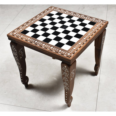 Wooden Chess Board Table | Tournament Chess Pieces | Foldable Chess Set