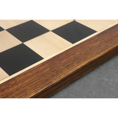 Combo of 4.6" Bath Luxury Staunton Chess Set - Pieces in Ebony Wood with Board and Box