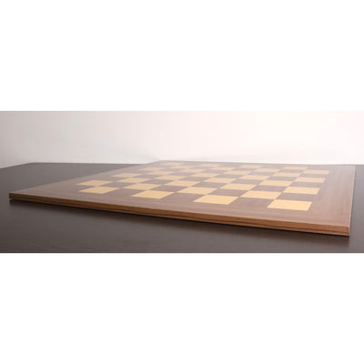 22 inches Veneer Chess board in Golden Rosewood & Maple Wood - 57 mm Square