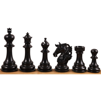 Slightly Imperfect 4.6" Prestige Luxury Staunton Chess Pieces Only set