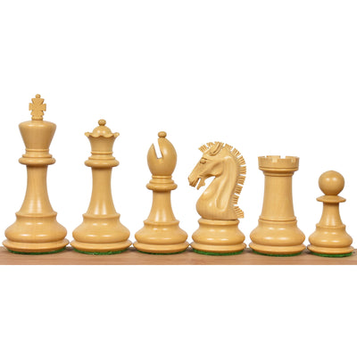 Slightly Imperfect 3.9" Craftsman Knight Staunton Chess Set - Chess Pieces Only -  Triple weighted Rosewood