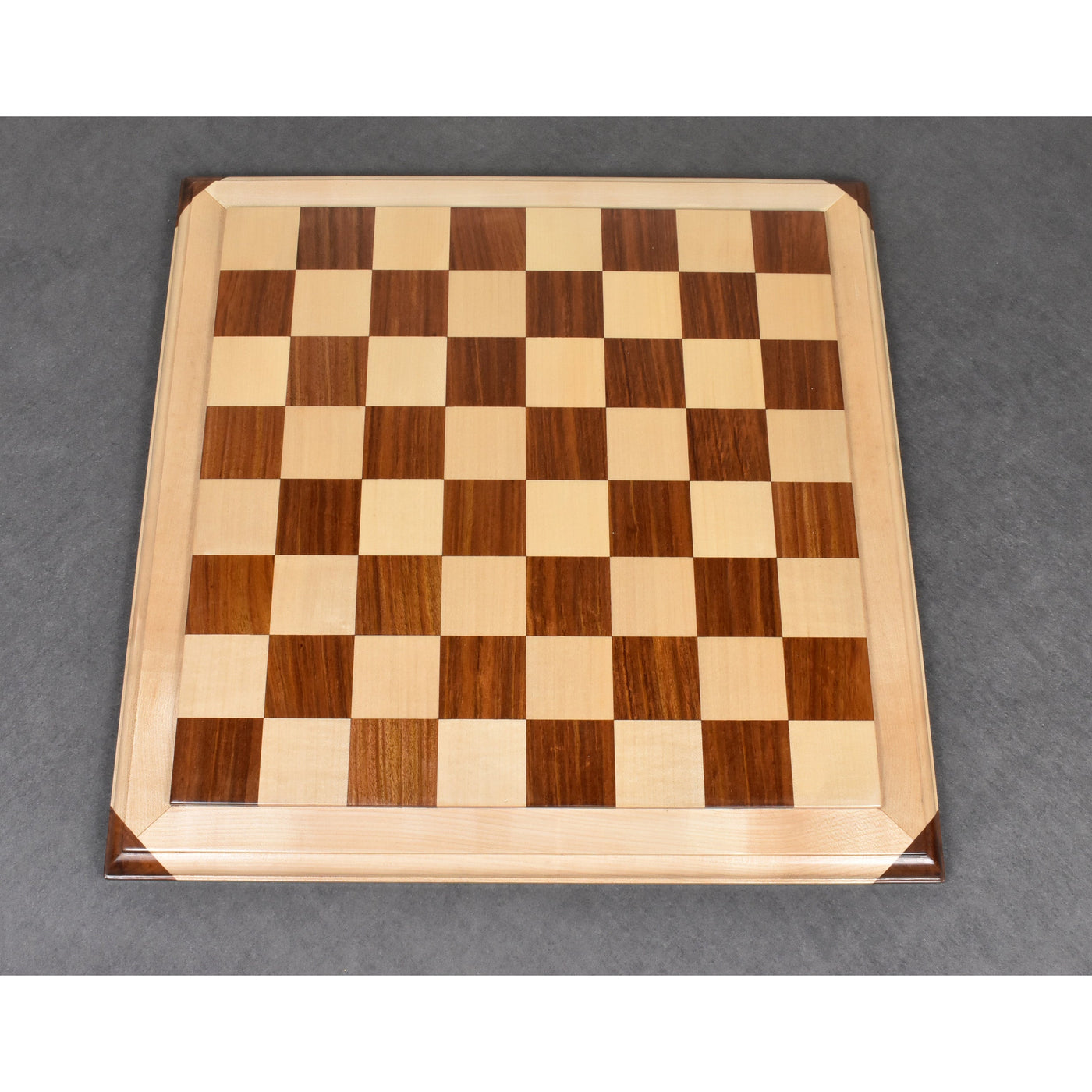 Golden Rosewood & Maple Wood Luxury Chessboard - Foldable Chess Set
