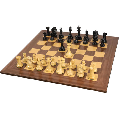 Slightly Imperfect 2021 Sinquefield Cup Reproduced Staunton Chess Set - Chess Pieces Only - Triple weighted Ebony Wood