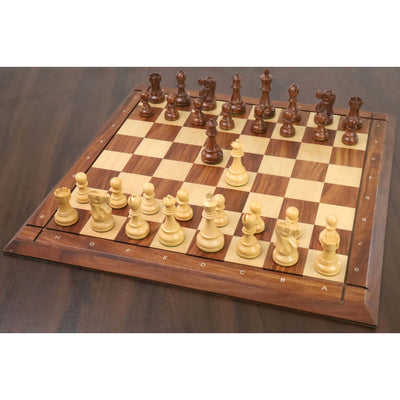 Slightly Imperfect 3.8" Reykjavik Series Staunton Wooden Chess Set - Chess Pieces Only - Weighted Sheesham Wood