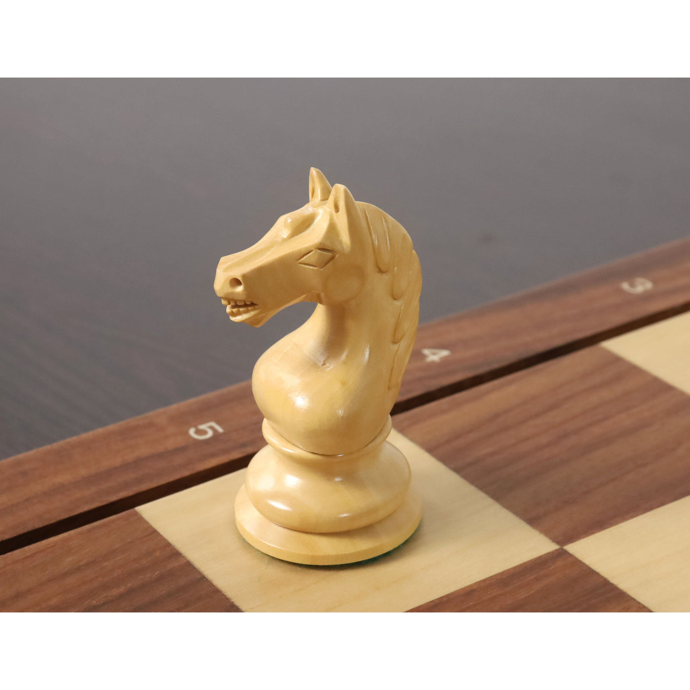Slightly Imperfect 1933 Botvinnik Flohr-I Soviet Chess Set - Chess Pieces Only -Golden Rosewood- 3.6" King