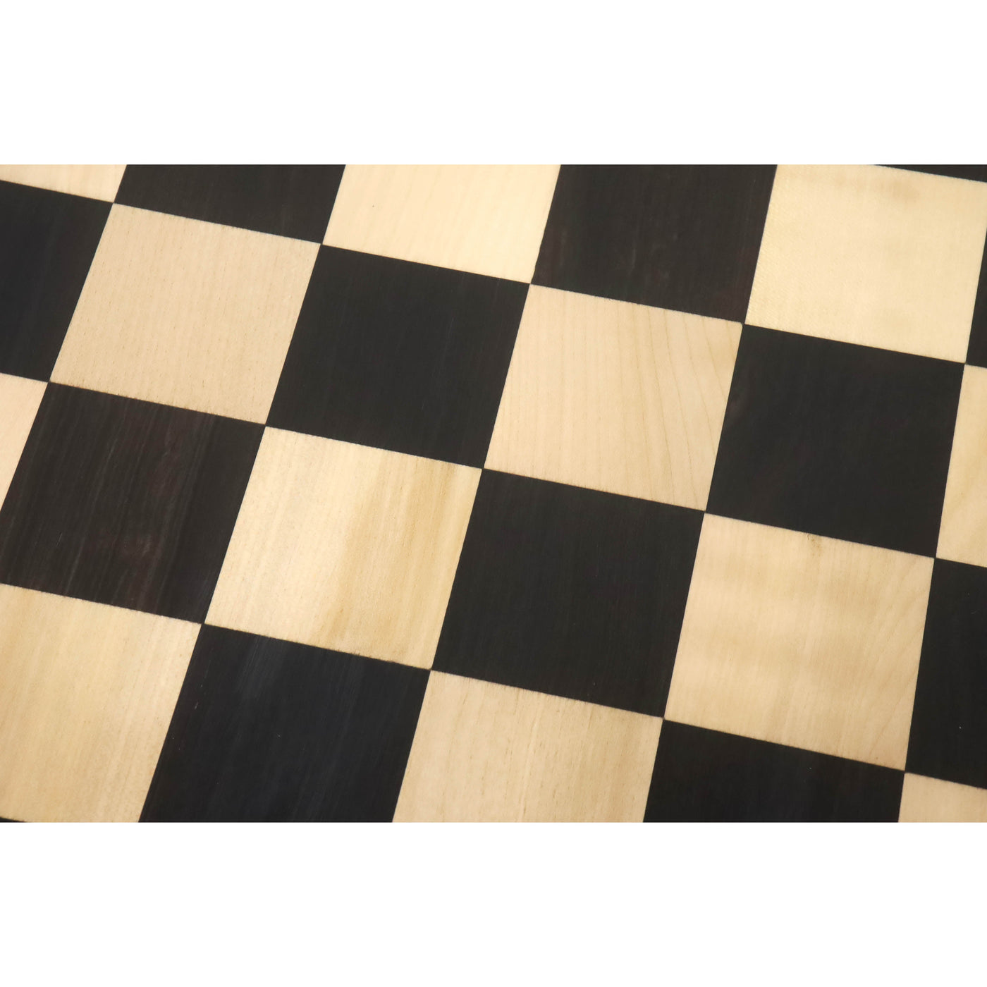 4" Sleek Staunton Luxury Ebony Wood Chess Pieces with 21" Ebony & Maple Wood - Matt Finished Chess board and Golden Rosewood Chess Pieces Storage Box