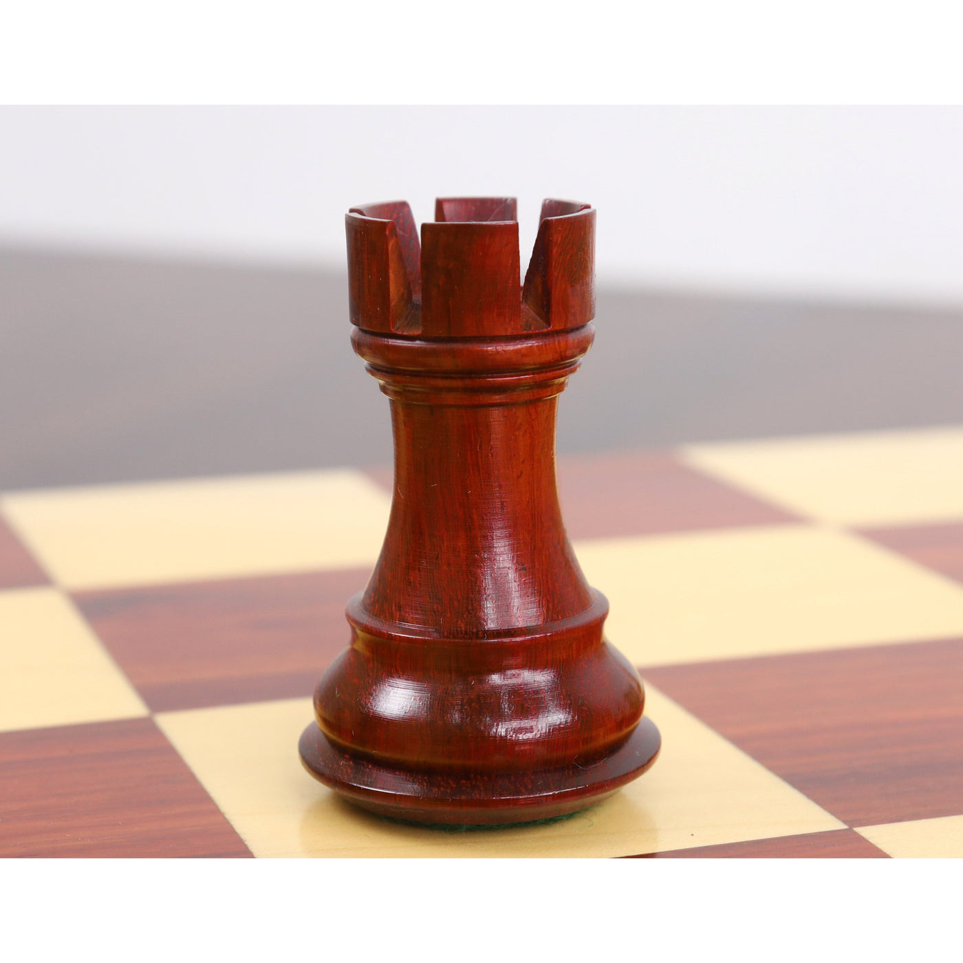 3.9" Bridle Staunton Luxury Chess Set - Chess Pieces Only - Bud Rosewood & Boxwood